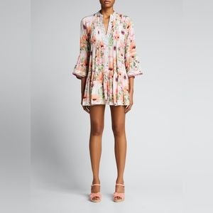 TAJ by Sabrina Soma Bell-Sleeve Mini Dress
